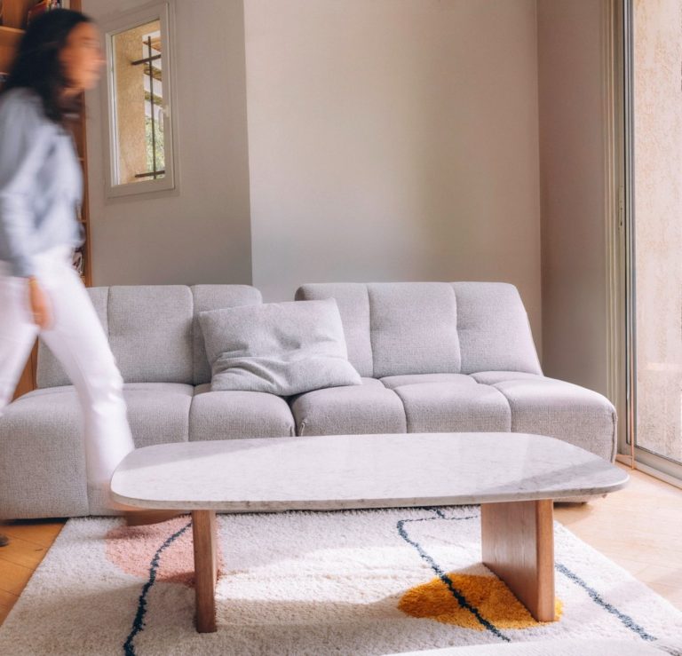 tabla basse Nusa silestone Chene massif sud ouest table basse haute de gamme artisanal silestone et Chêne Epure mobilier